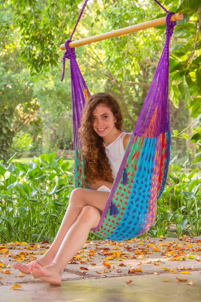 Mexican Hammock Mayan Legacy swing chair Colorina